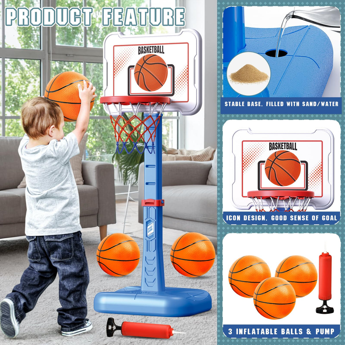 ShyLizard ABS plastic hoop is lightweight and durable for busy kids.