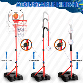 ShyLizard adjustable-height hoop grows with kids for versatile practice
