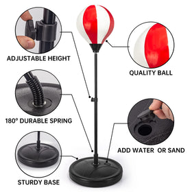 ShyLizard adjustable stand extended to fit different kid heights