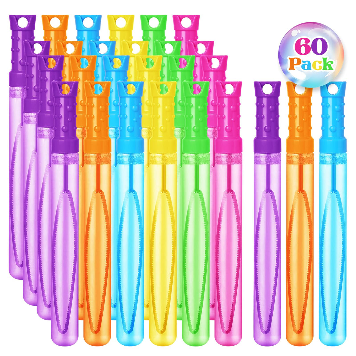 ShyLizard bubble wands in colorful bursts for outdoor play and party fun
