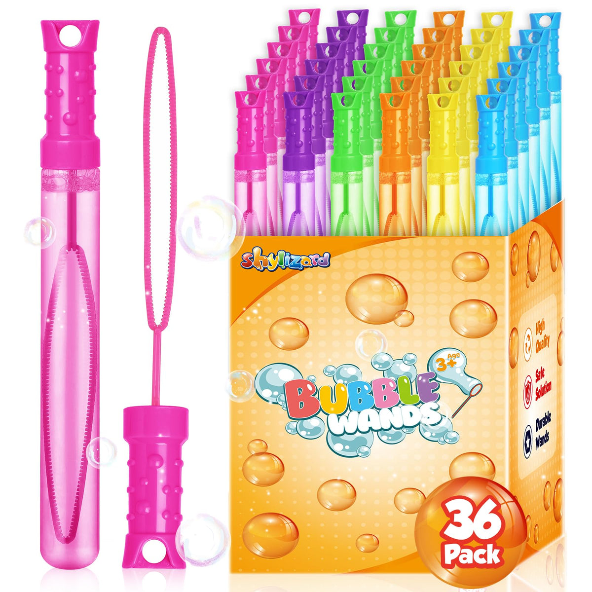 ShyLizard bubble wands in a colorful set for kids' outdoor fun