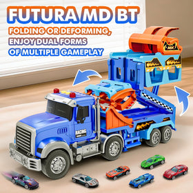 ShyLizard six metal cars add durable, colorful racing fun.