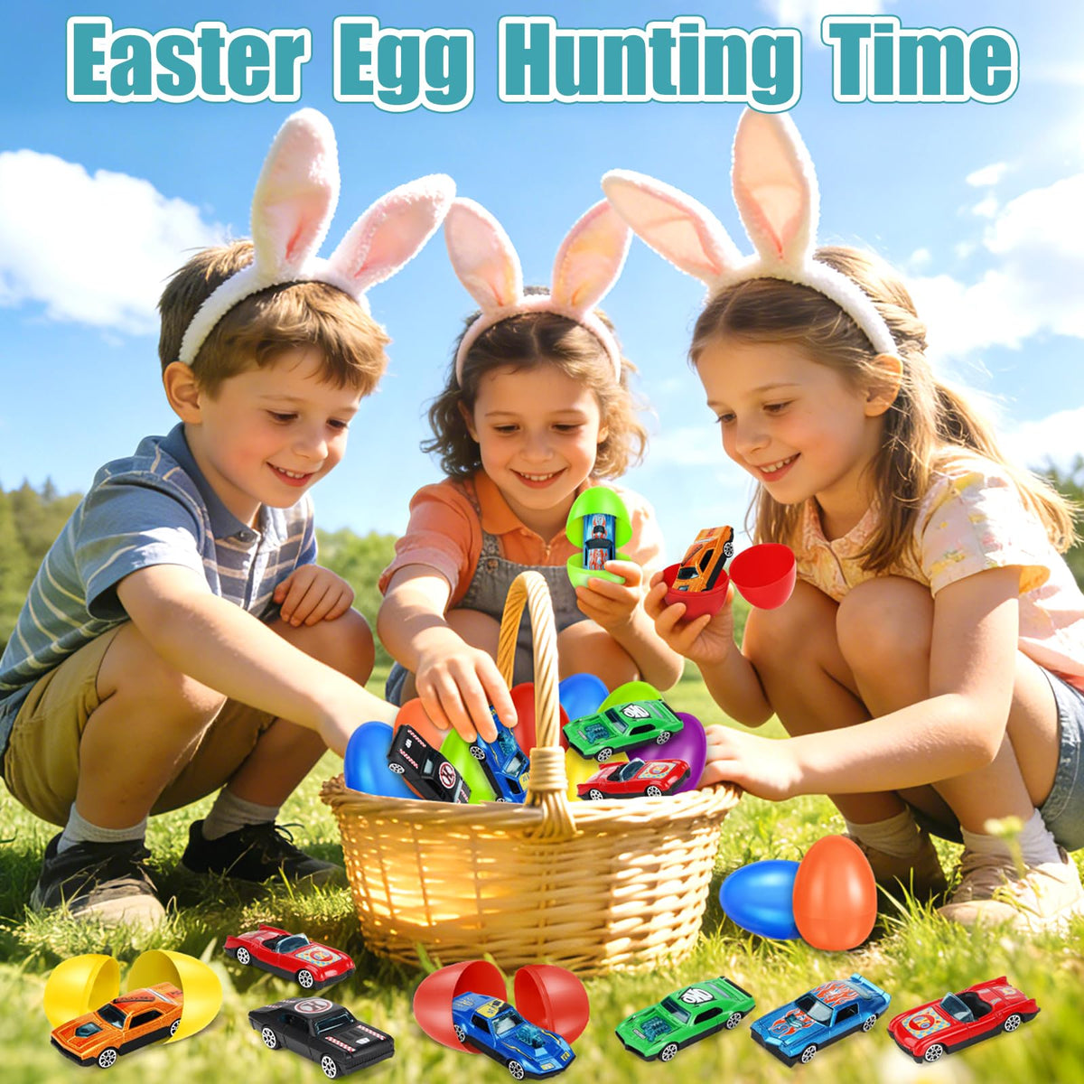 ShyLizard eggs conceal die-cast racing cars for instant play.