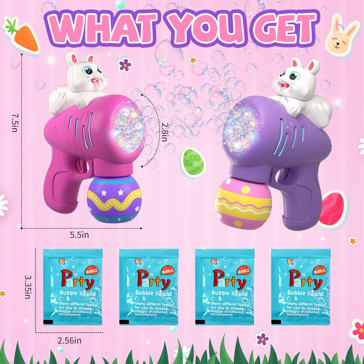 ShyLizard Easter bubble kit ideal as Easter basket stuffers and gifts