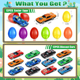 ShyLizard Easter eggs center-opening design for easy reveal.