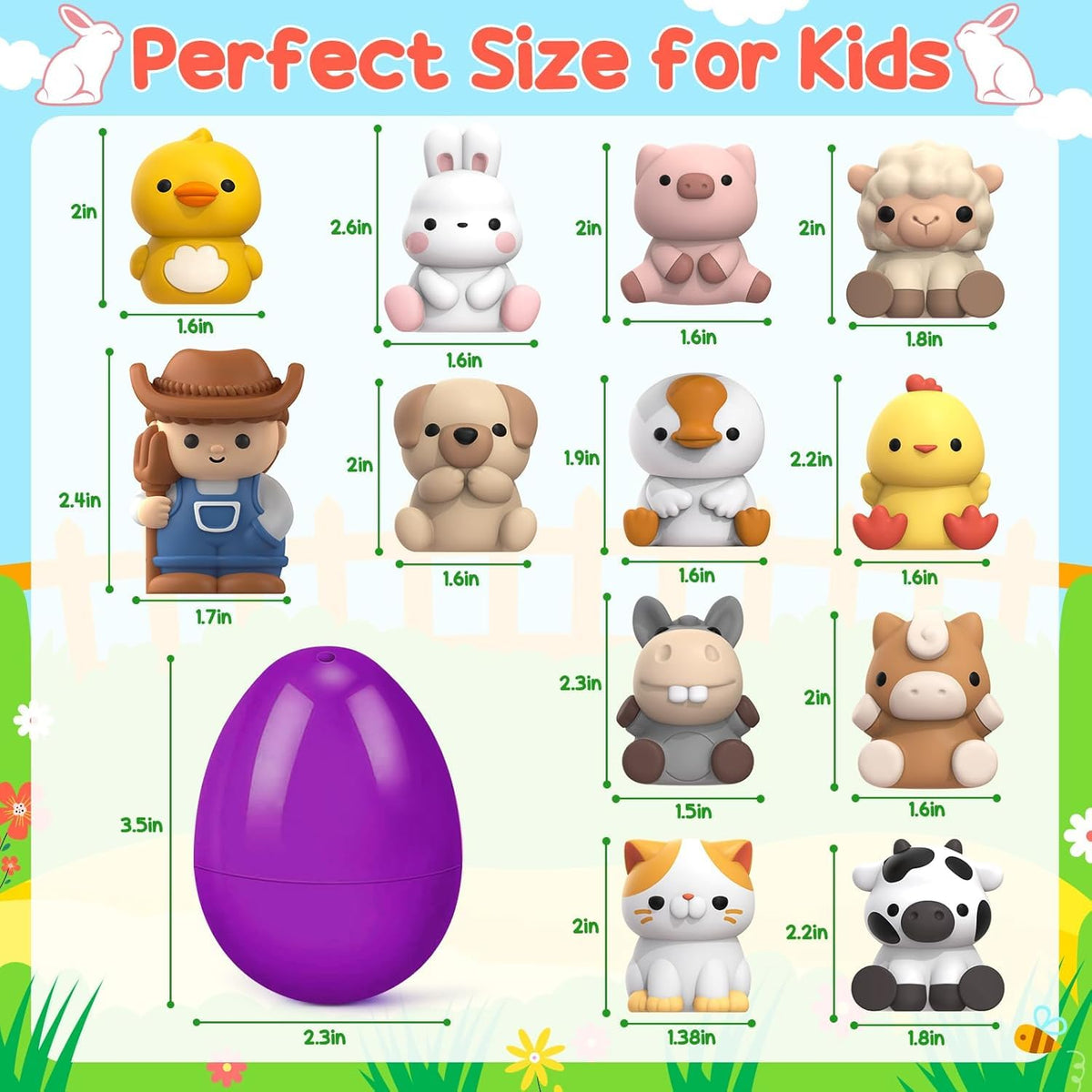 ShyLizard farm animal finger puppets, soft rubber, safe for toddlers.