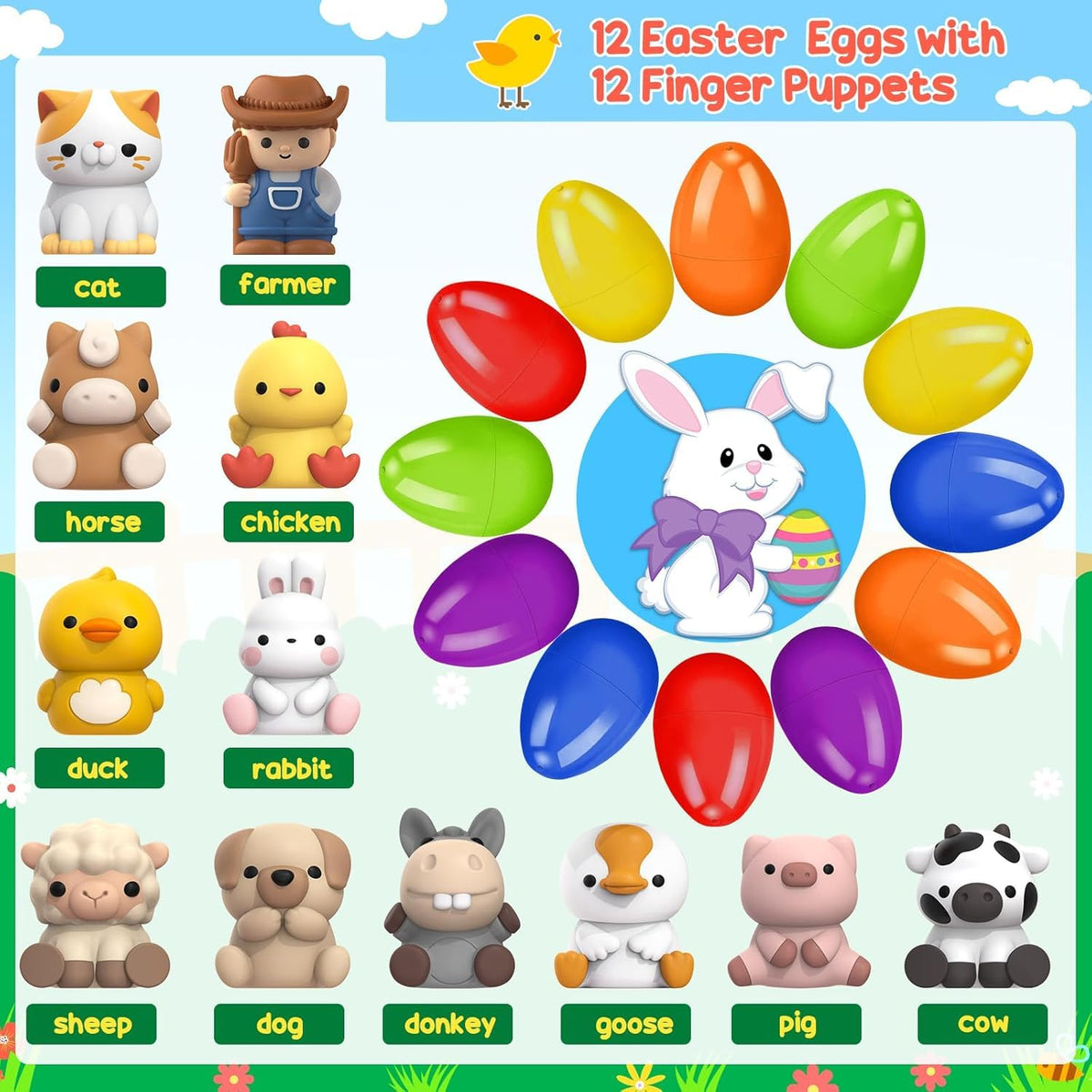 ShyLizard farmer puppet supporting storytelling and role-play during Easter.