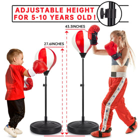 ShyLizard inflatable punching ball designed for safe kids’ boxing