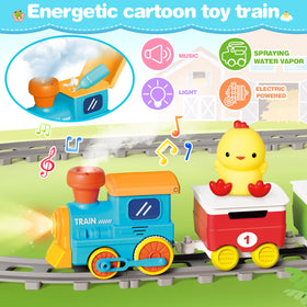 ShyLizard learning train animal finger puppets support storytelling and role play.