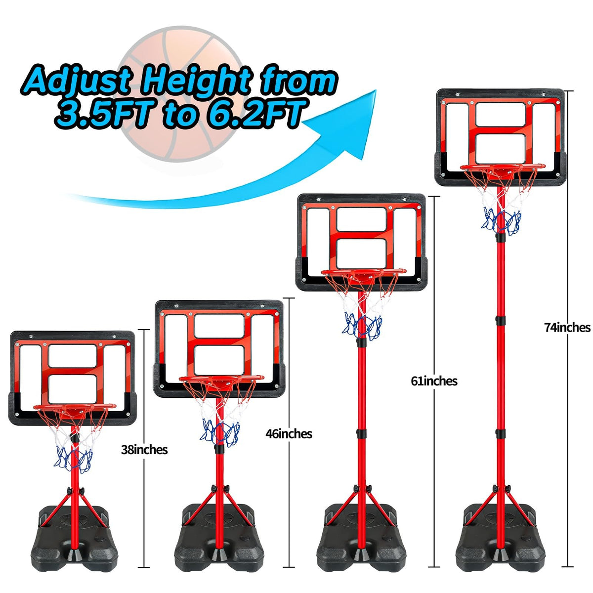 ShyLizard mini basketballs set for practice and fun