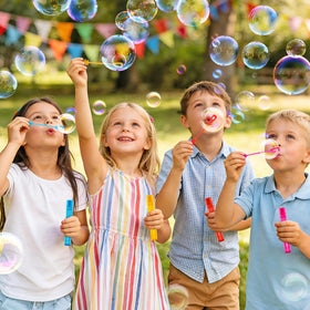 ShyLizard mini bubble wands compact 4in size for easy portability.