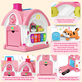 ShyLizard learning house piano keys detail for early musical senses