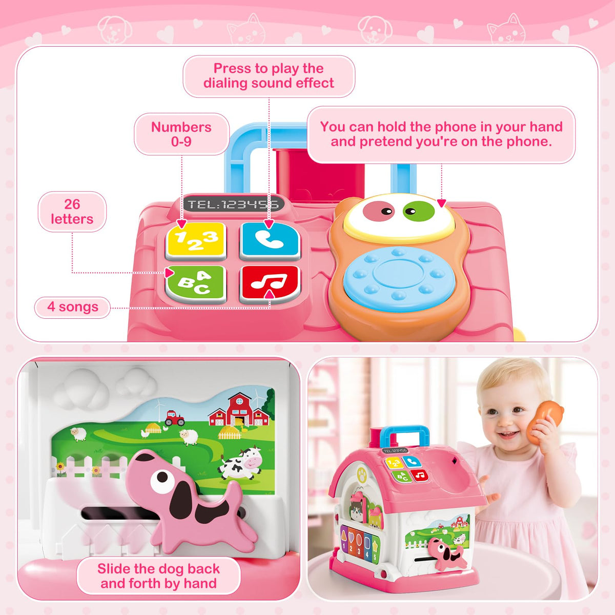 ShyLizard interactive shapes and letters panels aiding color and ABC recognition