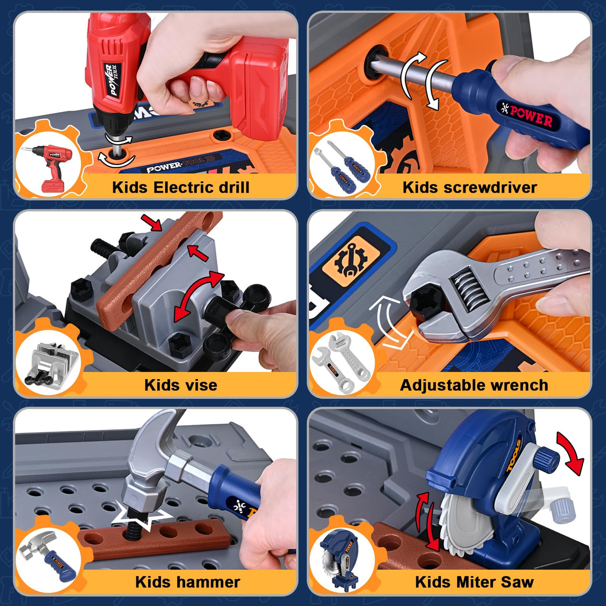 ShyLizard realistic drill: authentic sounds spark engaging role-play and pretend repairs.