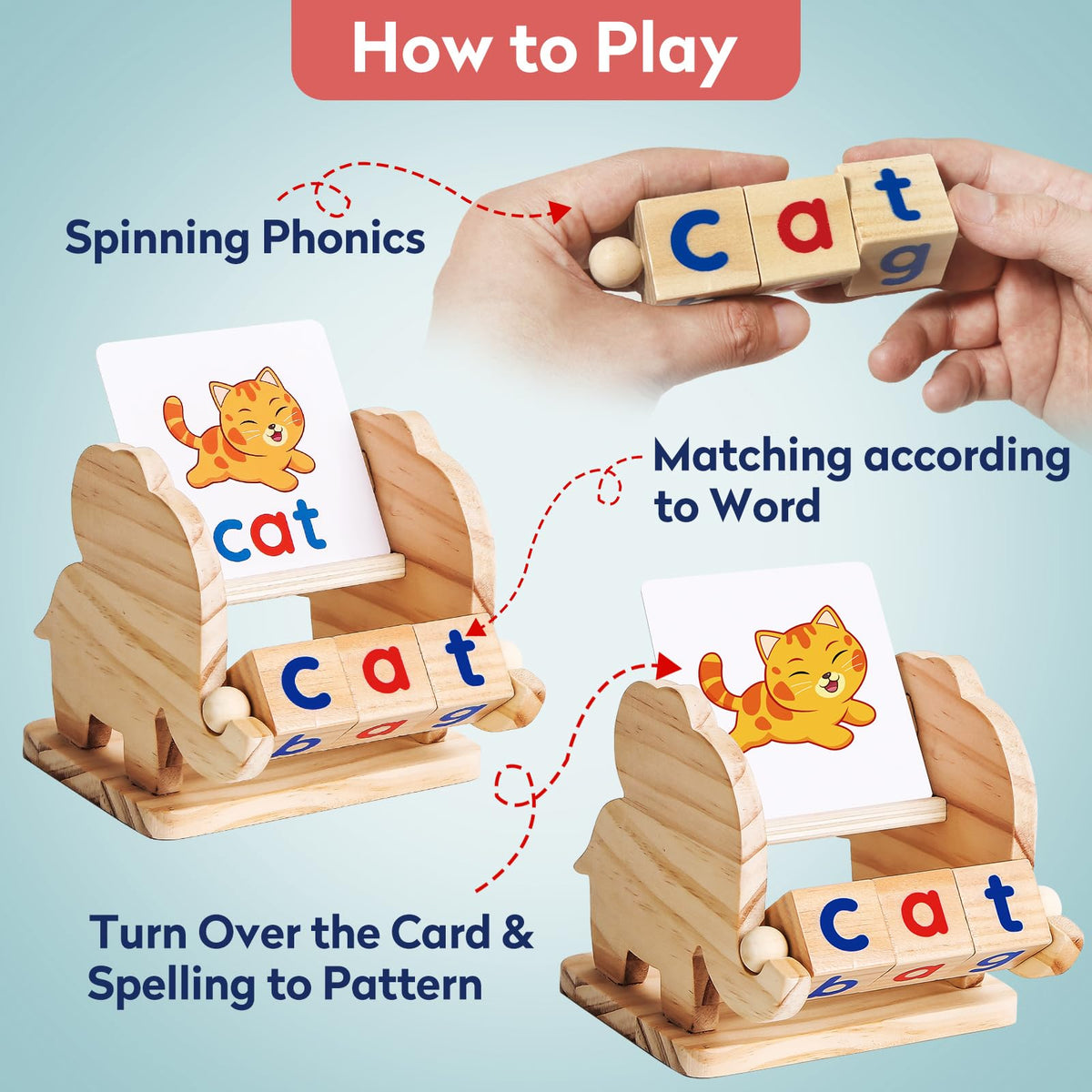 ShyLizard sight-word flash-cards pair images with words to boost recognition.