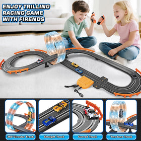 ShyLizard slot cars dual racing with four cars for competition