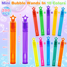 ShyLizard multi-color bubble wands for vibrant party moments