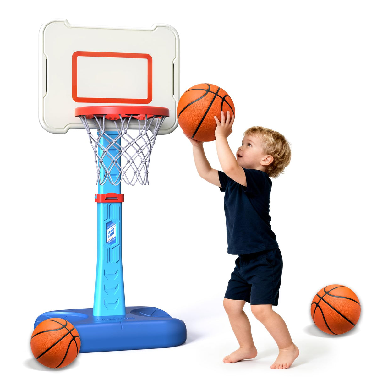 ShyLizard toddler hoop with adjustable height for growing kids and steady play.