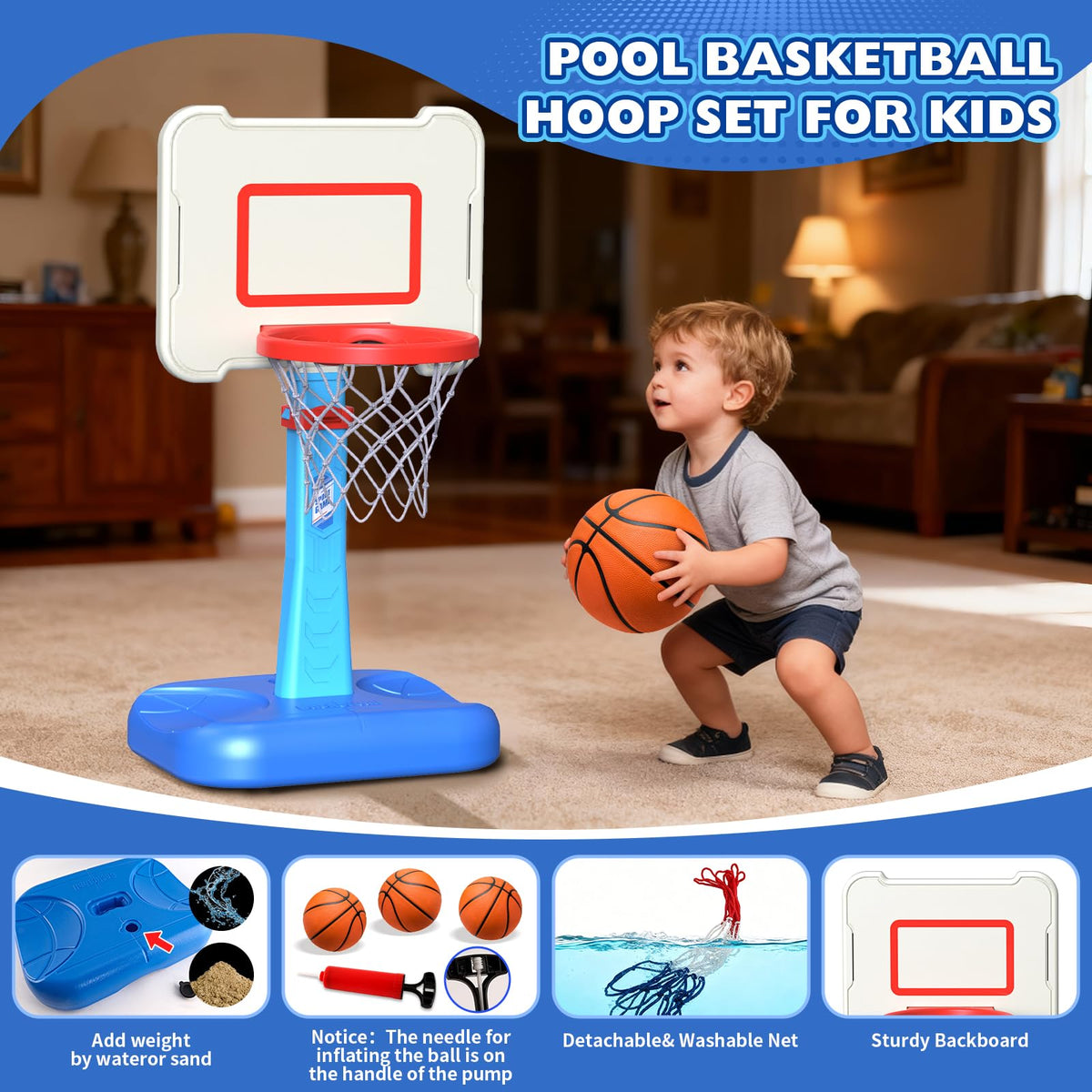 ShyLizard hoop designed for versatile indoor and outdoor use by kids.