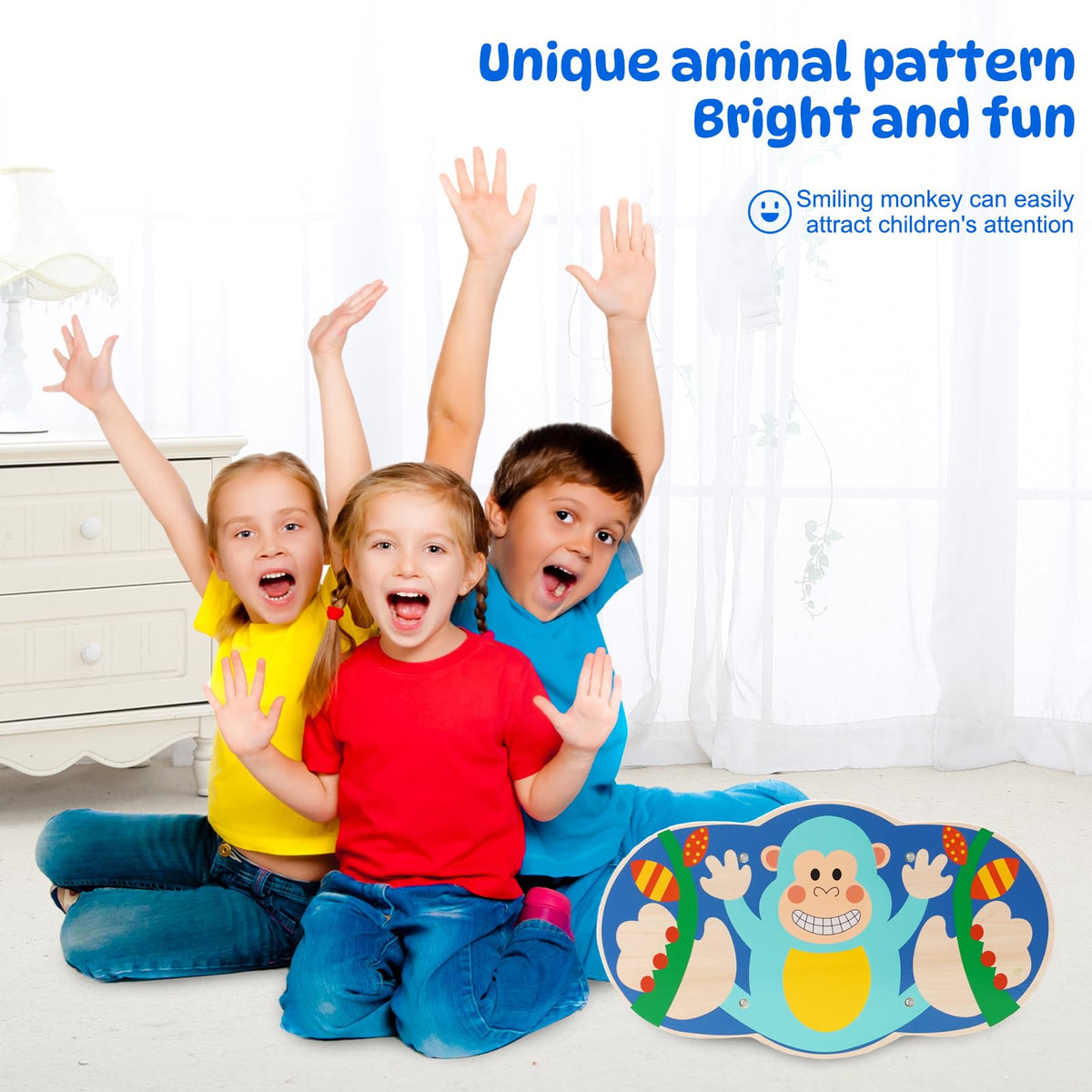 Siairo Wobble Board indoor-outdoor use supports versatile play in any space.