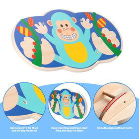 Siairo Wobble Board solid wood construction signals durability for daily use.