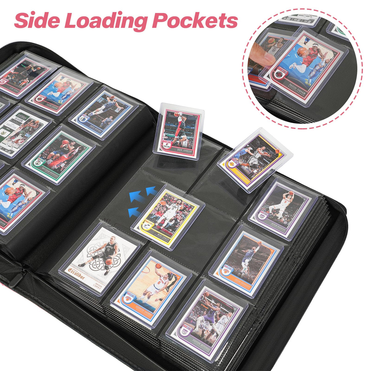SIBONIC binder padded exterior provides durable protection during transport.