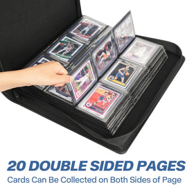 Sibonic elastic strap keeps cards from slipping during transport.
