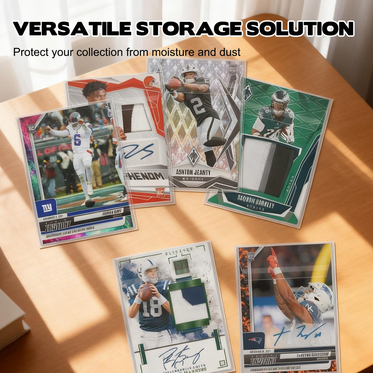 Sibosen acid-free and PVC-free material helps protect card condition
