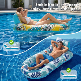 Sidergonu float with footrest lets you cool your feet while staying afloat.
