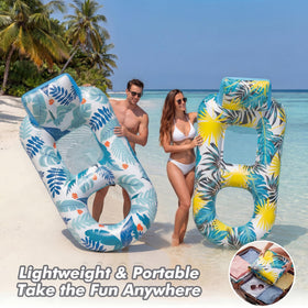 Sidergonu pool floats ideal for beach, pool parties, or lake days.