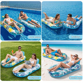 Sidergonu durable PVC construction provides puncture resistance for lakes and pools.