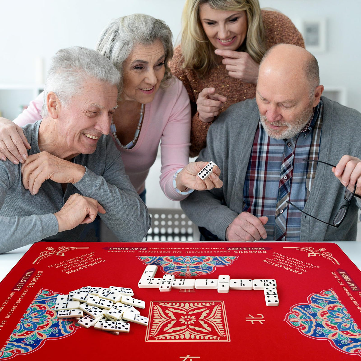 SiDreea Mahjong Mat table protection reduces scratches on your surface.