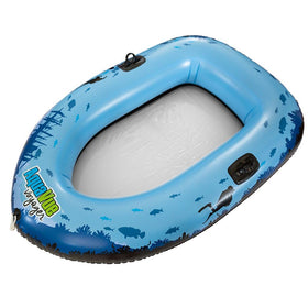 Sieco Design Aquavue Voyager clear bottom raft provides immersive underwater viewing while floating