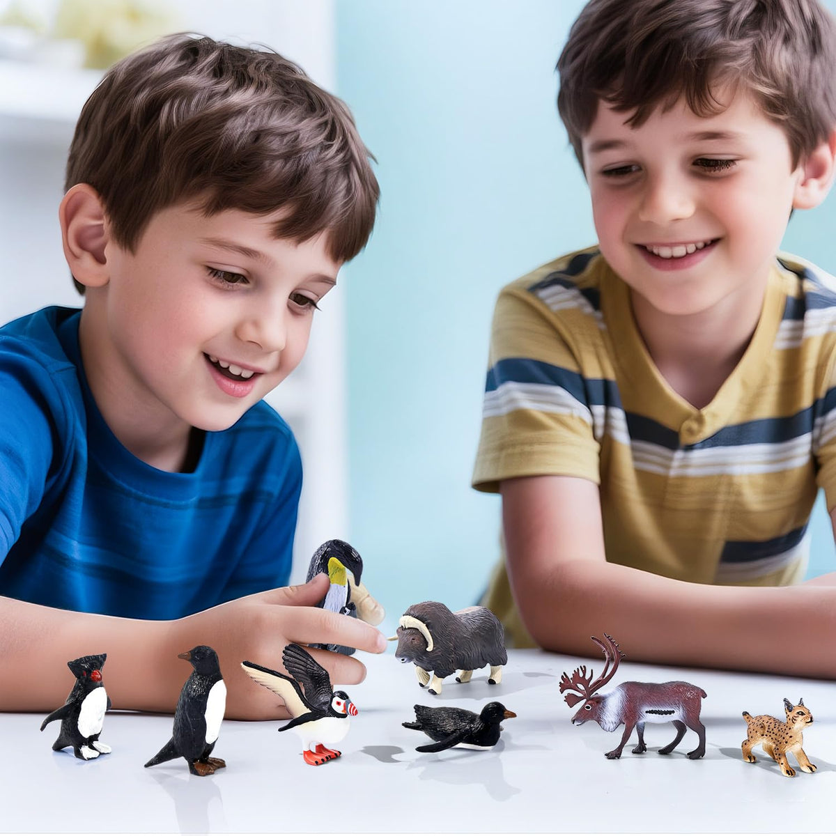 SIENON lynx toy figure detailed texture for scenes