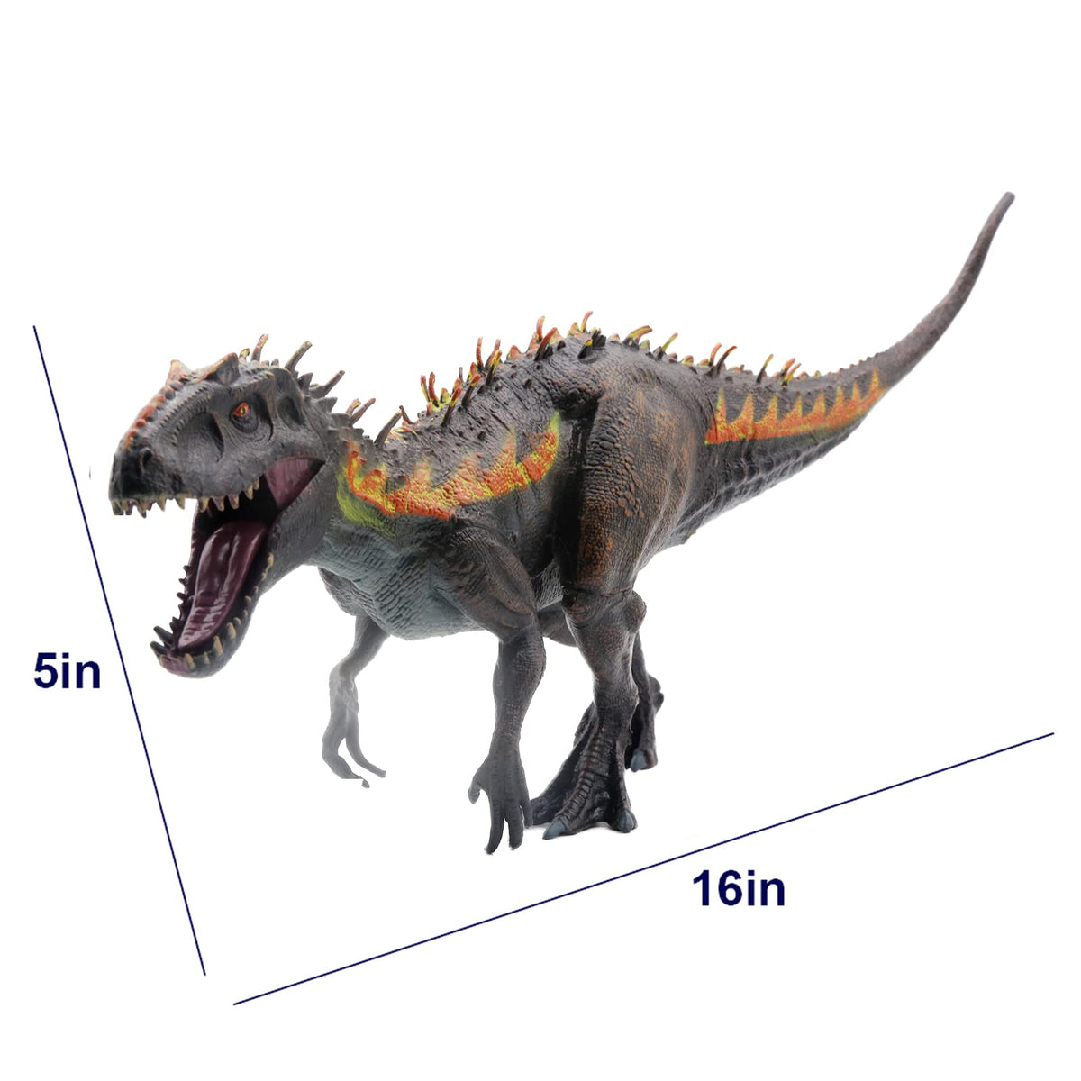 SIENON fire-color d-rex highlights vibrant, collectible display for fans