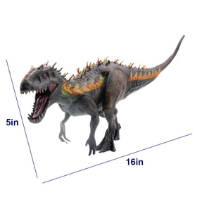 SIENON fire-color d-rex highlights vibrant, collectible display for fans