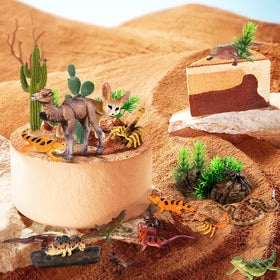 SIENON cactus 5.5-inch centerpiece for desert dioramas.