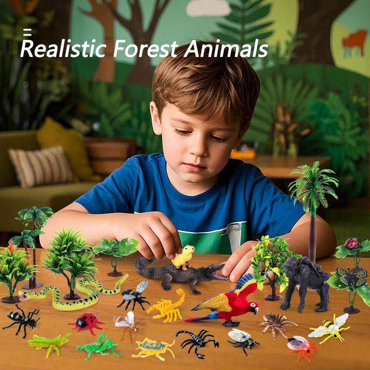 SIENON capybara figure as a gentle habitat model for teaching habitats.