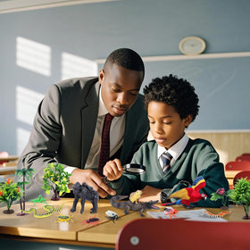SIENON rainforest diorama setup as a complete education and decor kit.