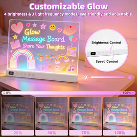 Signsxcel cleaning glove and cloth included for crystal-clear drawing surface.