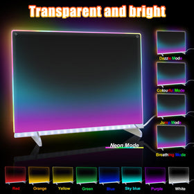 Signsxcel board illuminated with tracing book demo for creative practice