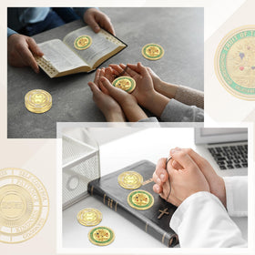Siifert fruit of the spirit coin kindness front, thoughtful gift for loved ones.