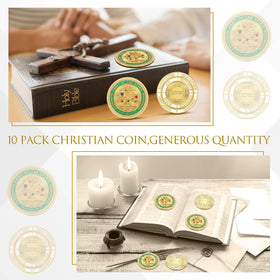 Siifert fruit of the spirit coin verse back, verses inspire study and reflection.
