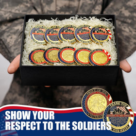 Siifert coins ideal gift for veterans events and religious occasions.