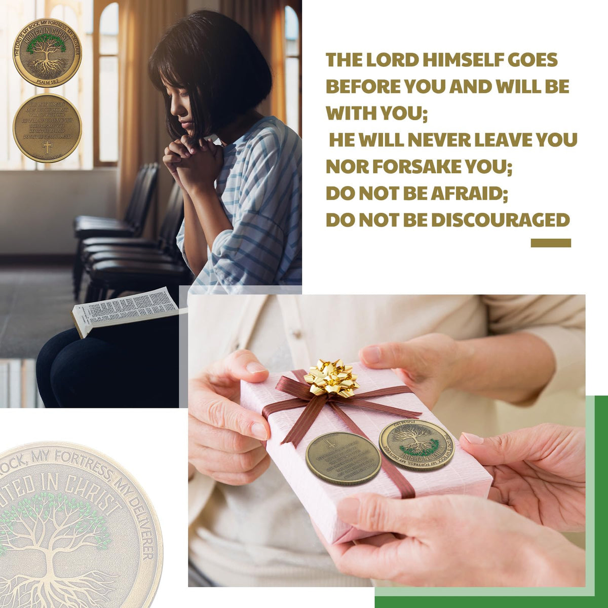 Siifert Rooted in Christ coin gift-ready for church events or study groups.