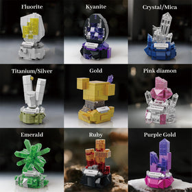 Sikewettx gemstone model bonsai display adds color and shine to desks and shelves.
