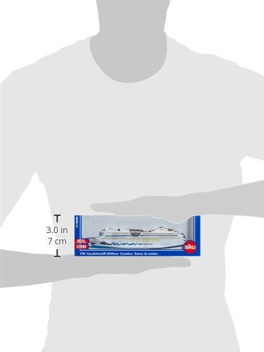 Siku 1720 AIDALuna plastic body detail for sturdy construction