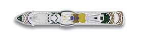 Siku 1720 AIDALuna sturdy metal frame provides stability