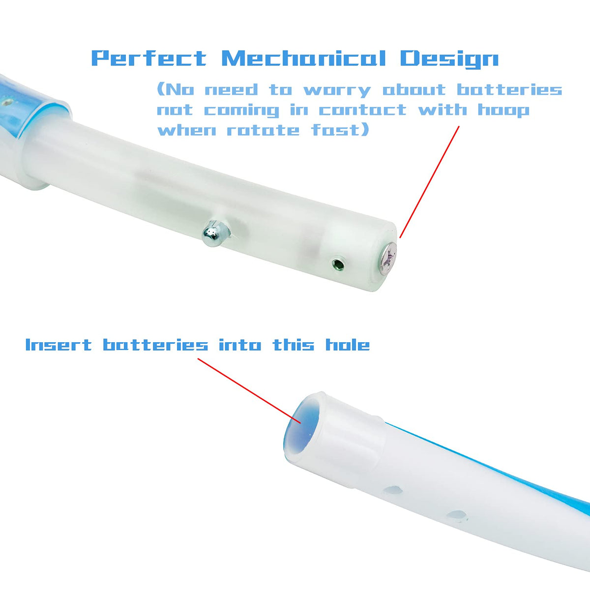 Requires two AA batteries for SIKWO hoop operation (not included)