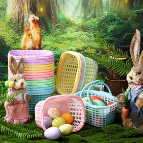 Silifine 60-pack plastic baskets durable for treats